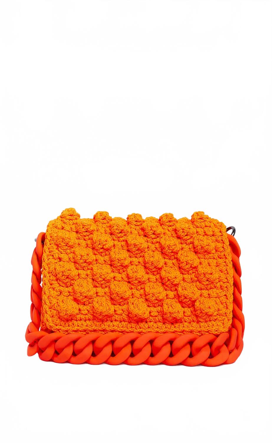 Женская вязаная сумка Bubbles в оранжевом цвете Lulu by Liana K
Женская вязаная сумка Bubbles в оранжевом цвете Lulu by Liana K