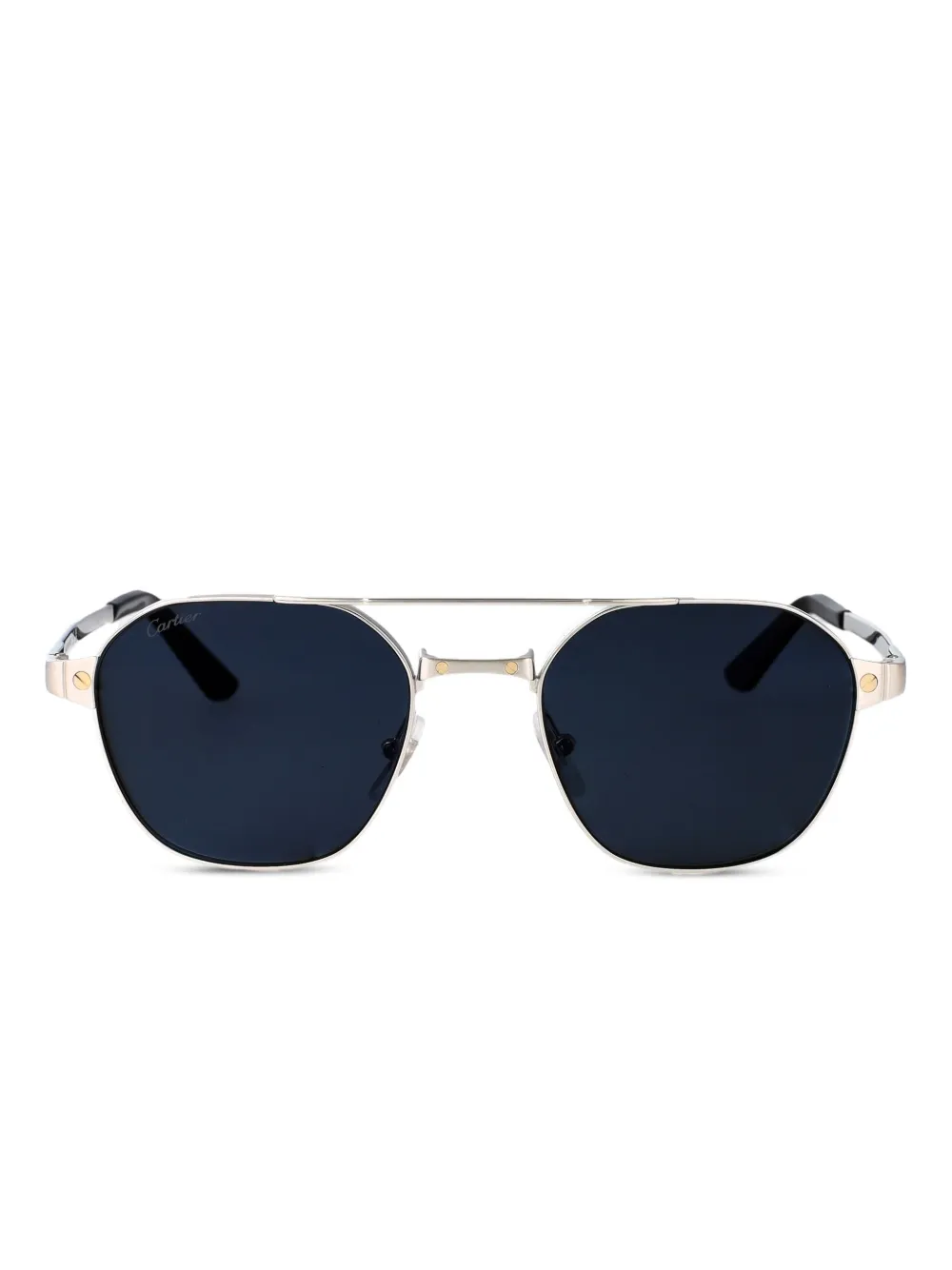 Солнцезащитные очки Santos de Cartier, серебристый
Солнцезащитные очки Santos de Cartier, серебристый