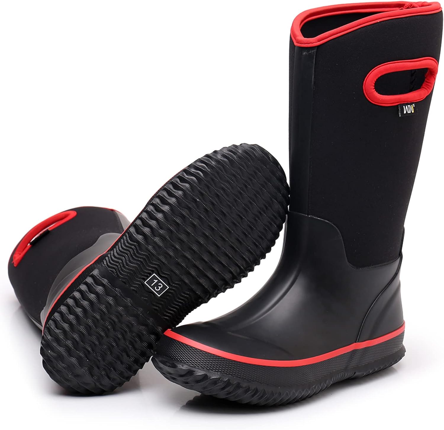 Детские резиновые сапоги WTW - неопреновые утепленные полностью водонепроницаемые сапоги средней длины для мальчиков и девочек, зимние снегоступы, черный/красный
Детские резиновые сапоги WTW - неопреновые утепленные полностью водонепроницаемые сапоги средней длины для мальчиков и девочек, зимние снегоступы, черный/красный