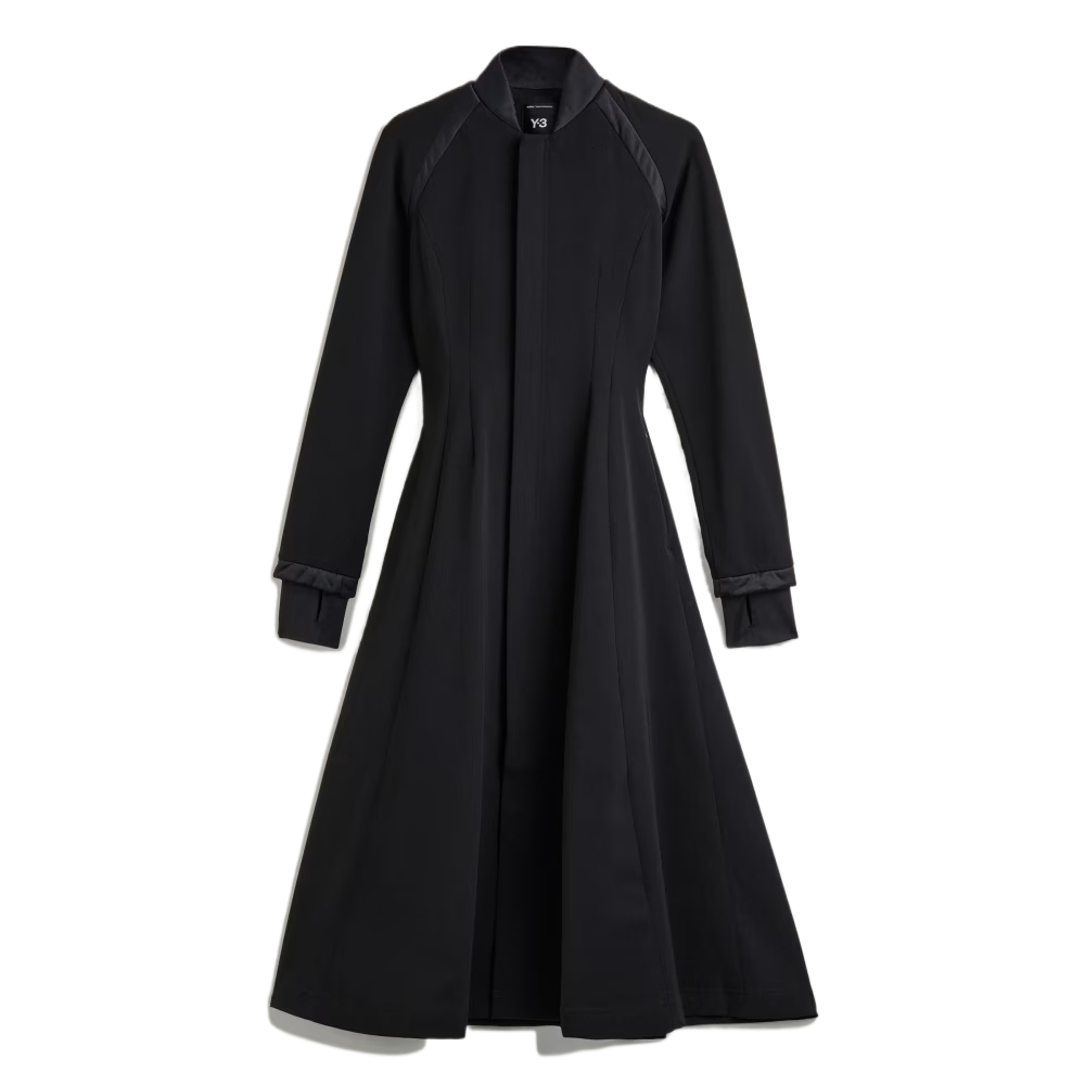 Y 3 плиссированное стеганое миди-платье Y-3, черный
Y 3 плиссированное стеганое миди-платье Y-3, черный