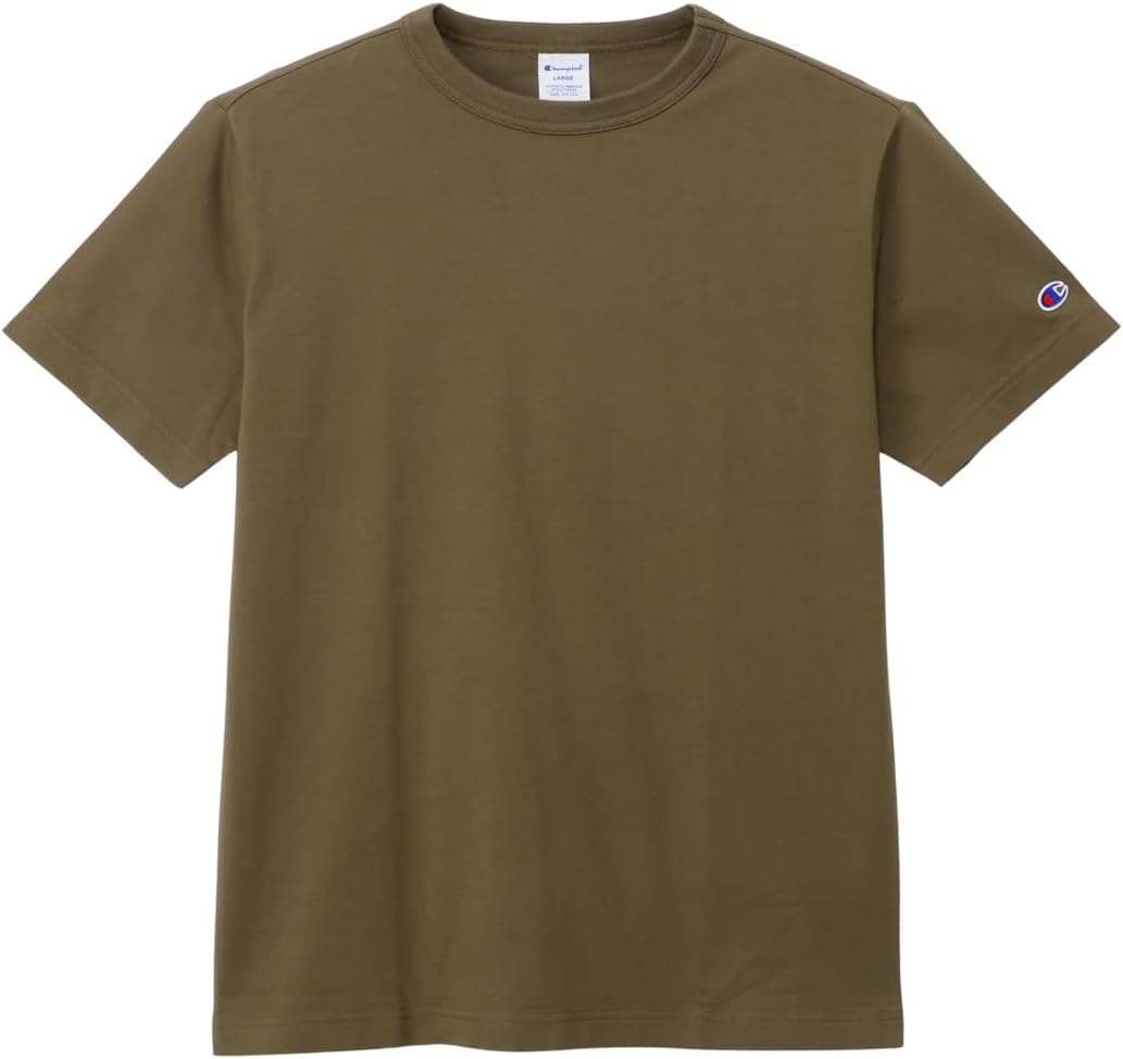 Мужская базовая футболка Champion C8-Z312Z из 100% хлопка с коротким рукавом и круглым вырезом, оливково-зеленый
Мужская базовая футболка Champion C8-Z312Z из 100% хлопка с коротким рукавом и круглым вырезом, оливково-зеленый