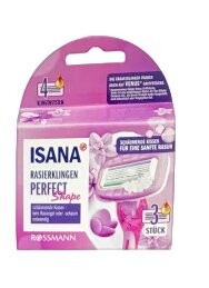 Насадки для бритвы, 3 шт. Isana, Lady Rasierer Perfect Shape
Насадки для бритвы, 3 шт. Isana, Lady Rasierer Perfect Shape