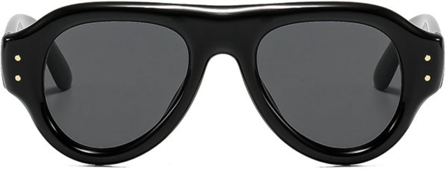 Солнцезащитные очки Willochra Retro Big Frame Pilot для женщин с заклепками, роскошные дизайнерские трендовые мужские солнцезащитные очки для активного отдыха и вождения, защита от УФ-излучения UV400, C1
Солнцезащитные очки Willochra Retro Big Frame Pilot для женщин с заклепками, роскошные дизайнерские трендовые мужские солнцезащитные очки для активного отдыха и вождения, защита от УФ-излучения UV400, C1