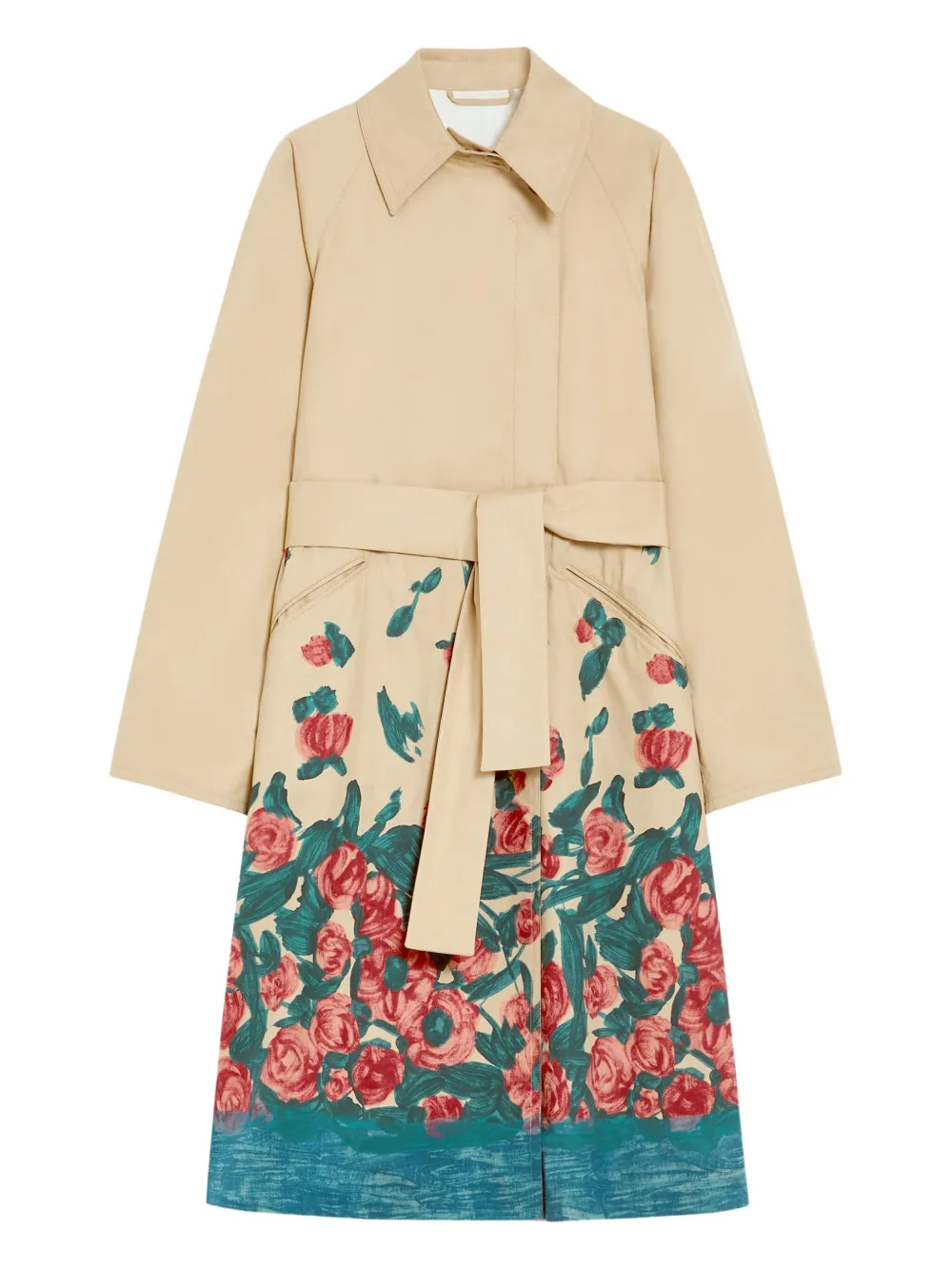 Тренч с цветочным принтом и поясом Weekend Max Mara, нейтральный
Тренч с цветочным принтом и поясом Weekend Max Mara, нейтральный