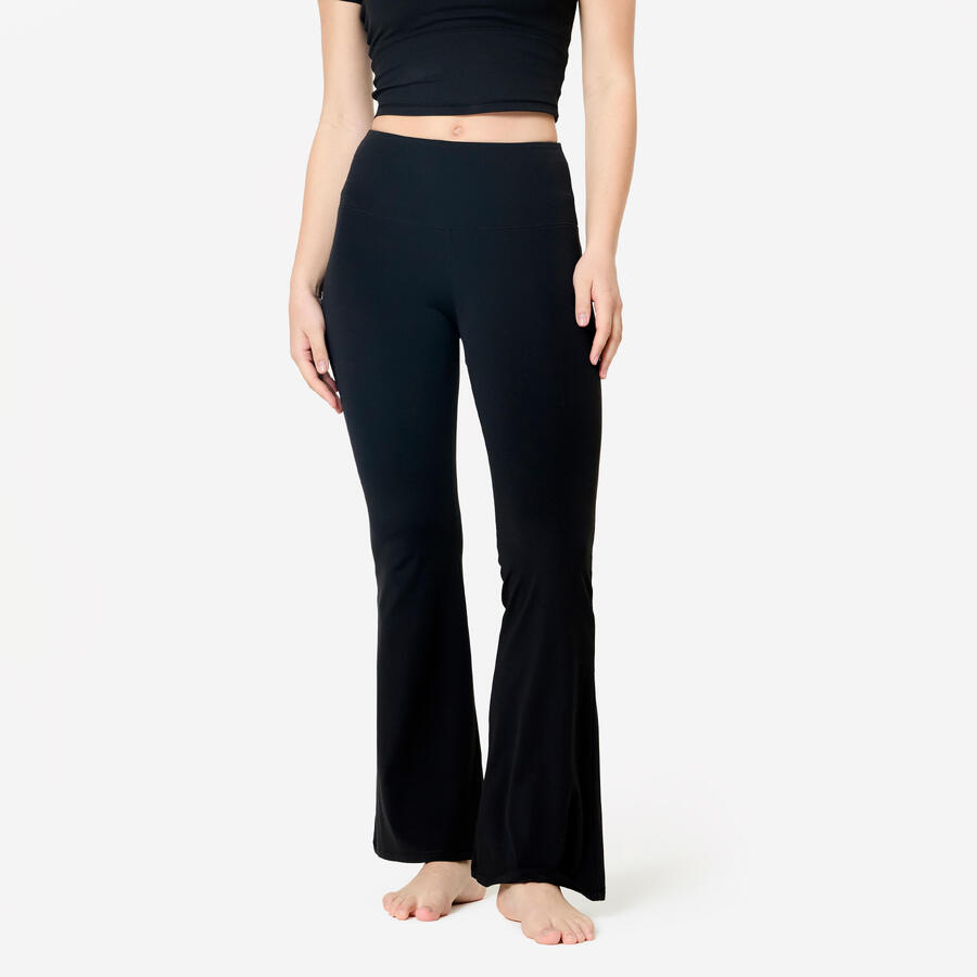 KIMJALY Леггинсы расклешенные женские для йоги и пилатеса, мягкие и эластичные, Breathe черного цвета
KIMJALY Леггинсы расклешенные женские для йоги и пилатеса, мягкие и эластичные, Breathe черного цвета