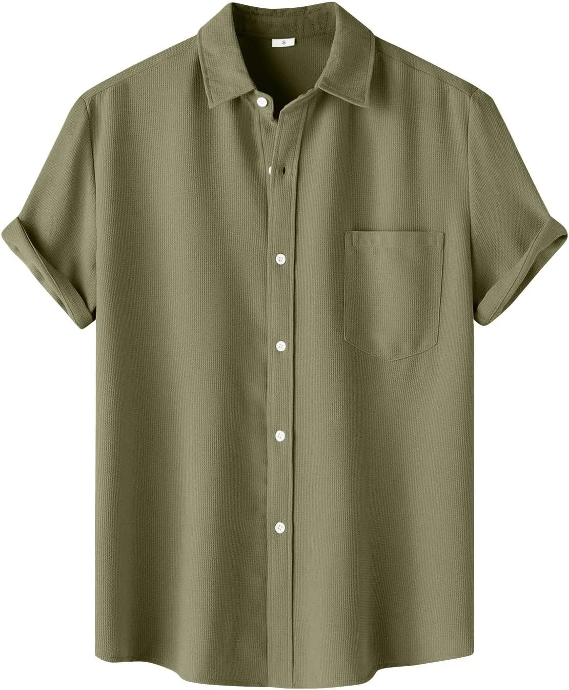 Мужская рубашка на пуговицах Casual Short Sleeve Solid Blouse BEIBEINOYA
Мужская рубашка на пуговицах Casual Short Sleeve Solid Blouse BEIBEINOYA