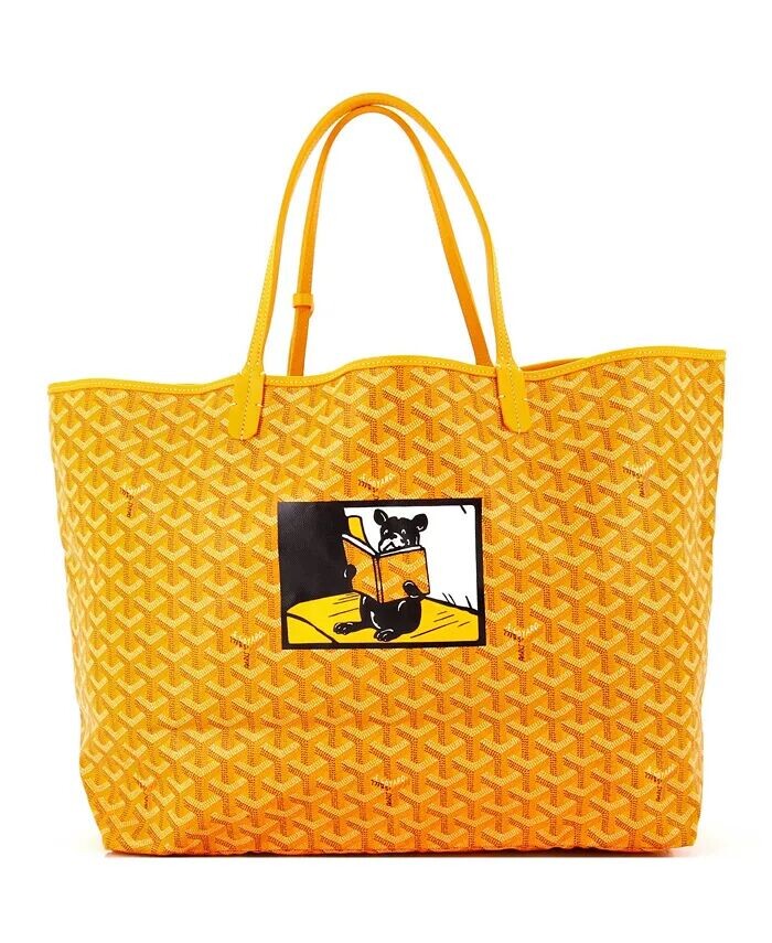 Сумка-тоут GM Saint Louis из холщовой ткани с принтом и покрытием Pre-Owned Goyard, желтый
Сумка-тоут GM Saint Louis из холщовой ткани с принтом и покрытием Pre-Owned Goyard, желтый