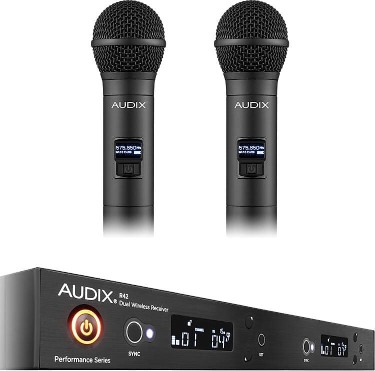 Беспроводная микрофонная система Audix AP42 OM5 Dual Handheld Wireless Microphone System (A Band, 522-554 MHz)
Беспроводная микрофонная система Audix AP42 OM5 Dual Handheld Wireless Microphone System (A Band, 522-554 MHz)