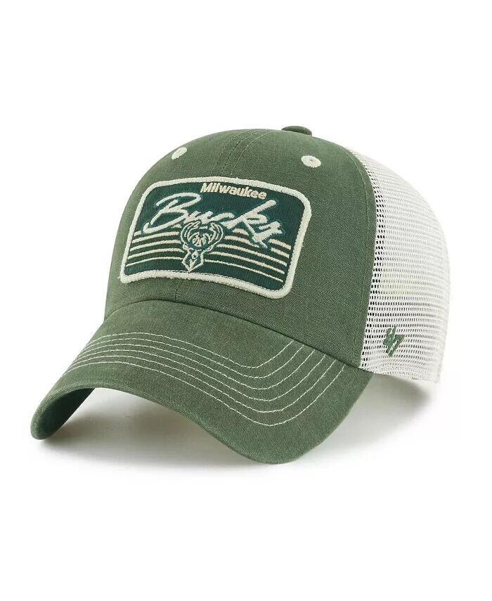 Мужская шапка Hunter Green Milwaukee Bucks Five Point Patch Clean Up Adjustable '47 Brand
Мужская шапка Hunter Green Milwaukee Bucks Five Point Patch Clean Up Adjustable '47 Brand