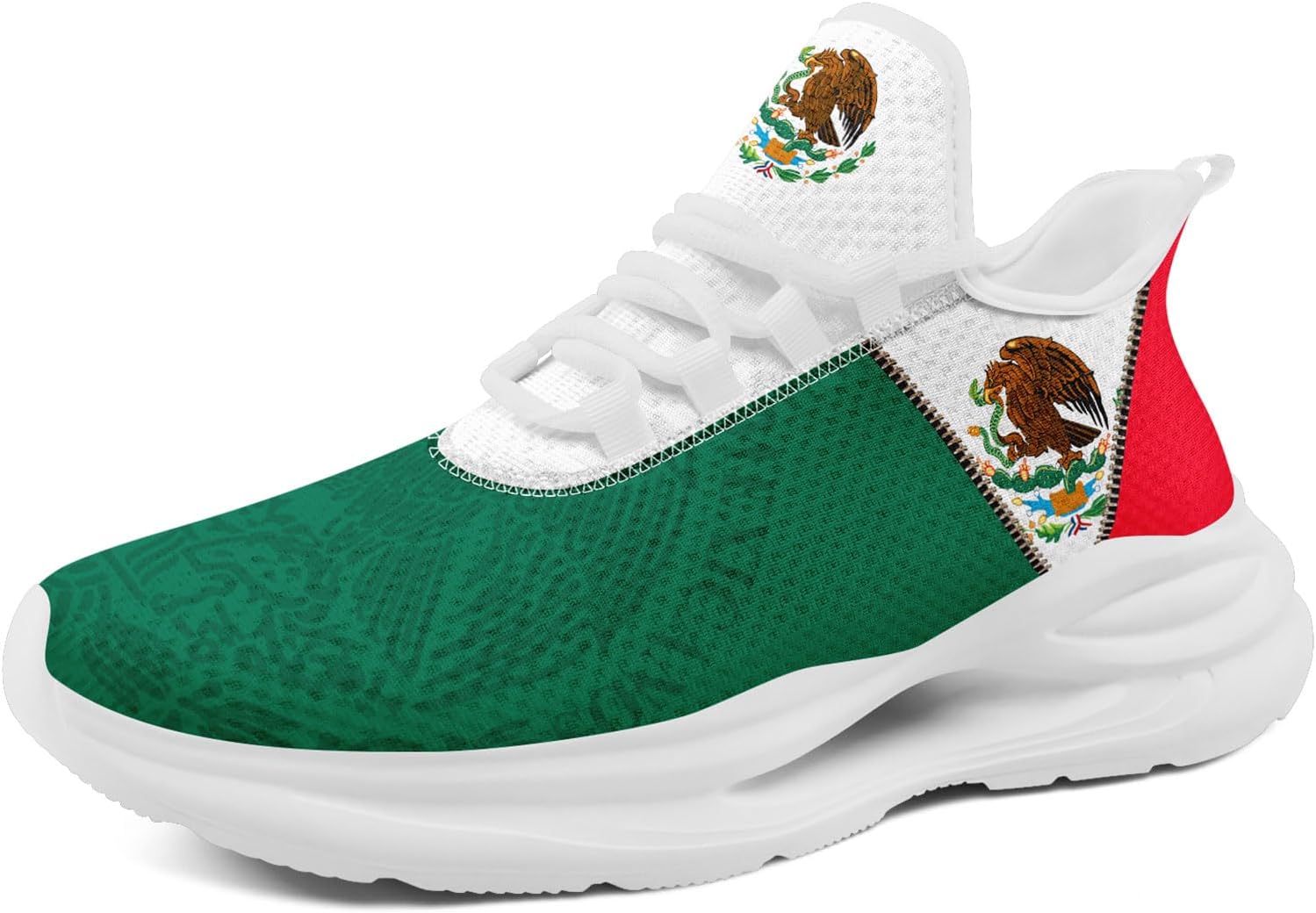 Кроссовки AWSOLE с флагом Мексики для мужчин и женщин, с сеткой, легкие, дышащие, стильные, для занятий спортом, бега и фитнеса, белый/красный/зеленый/коричневый
Кроссовки AWSOLE с флагом Мексики для мужчин и женщин, с сеткой, легкие, дышащие, стильные, для занятий спортом, бега и фитнеса, белый/красный/зеленый/коричневый