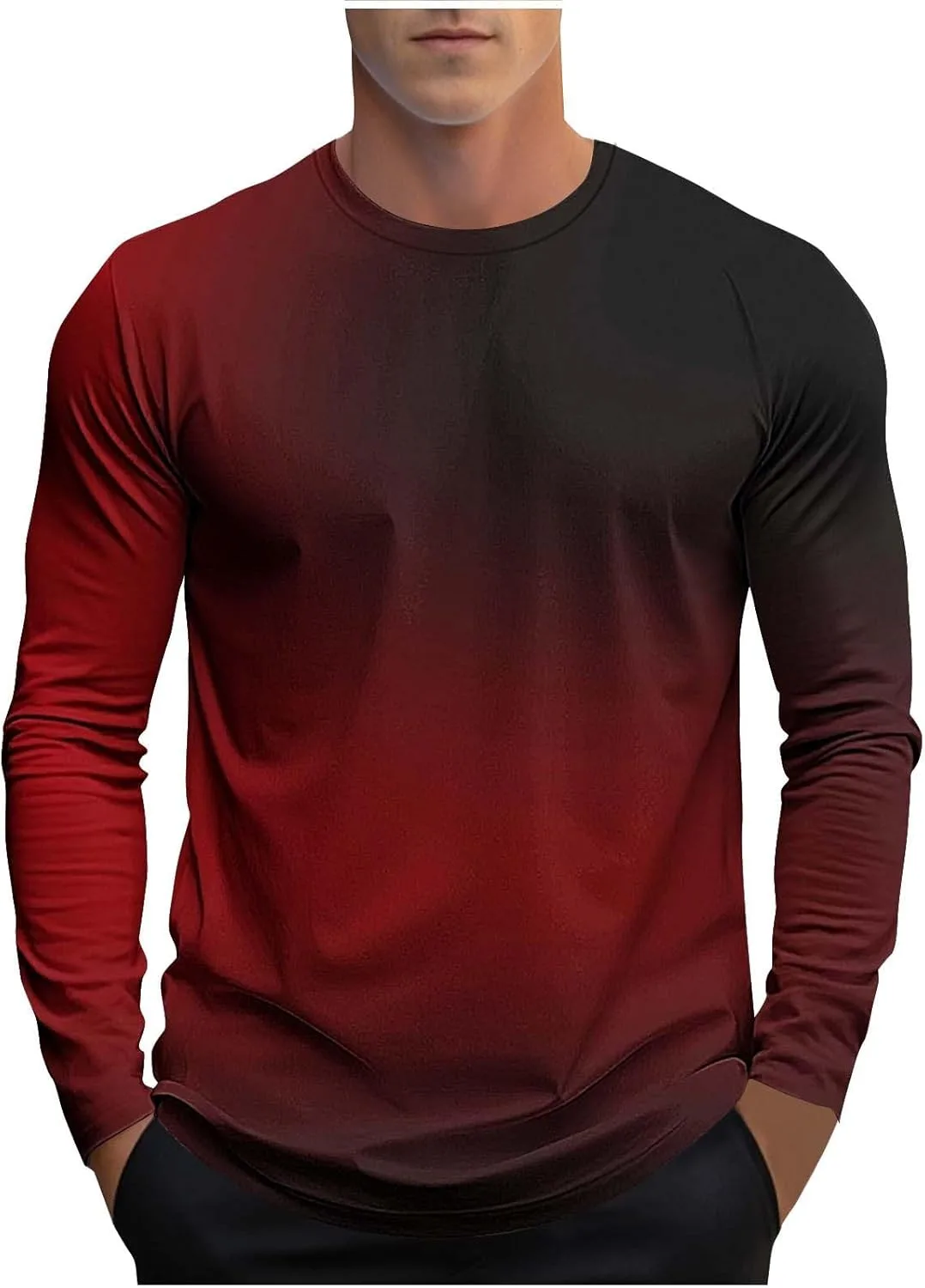 Мужская футболка с длинным рукавом и градиентным принтом Xiaojmake
Мужская футболка с длинным рукавом и градиентным принтом Xiaojmake