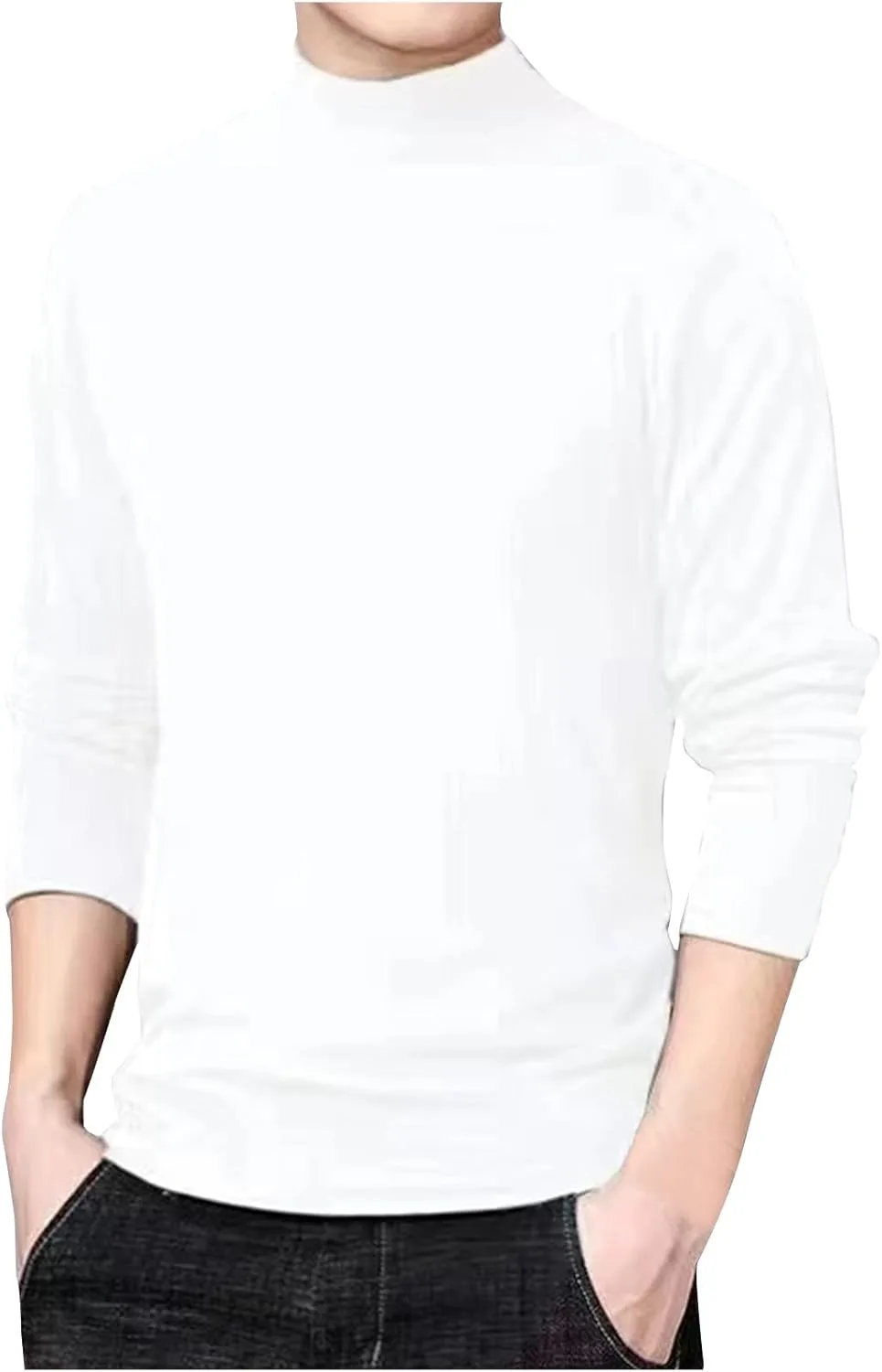 Футболка Muscularfit для мужчин, модная, с длинным рукавом, цветной дизайн, внутри плюш, водолазка, зимняя, свитер, повседневная, свободная одежда
Футболка Muscularfit для мужчин, модная, с длинным рукавом, цветной дизайн, внутри плюш, водолазка, зимняя, свитер, повседневная, свободная одежда