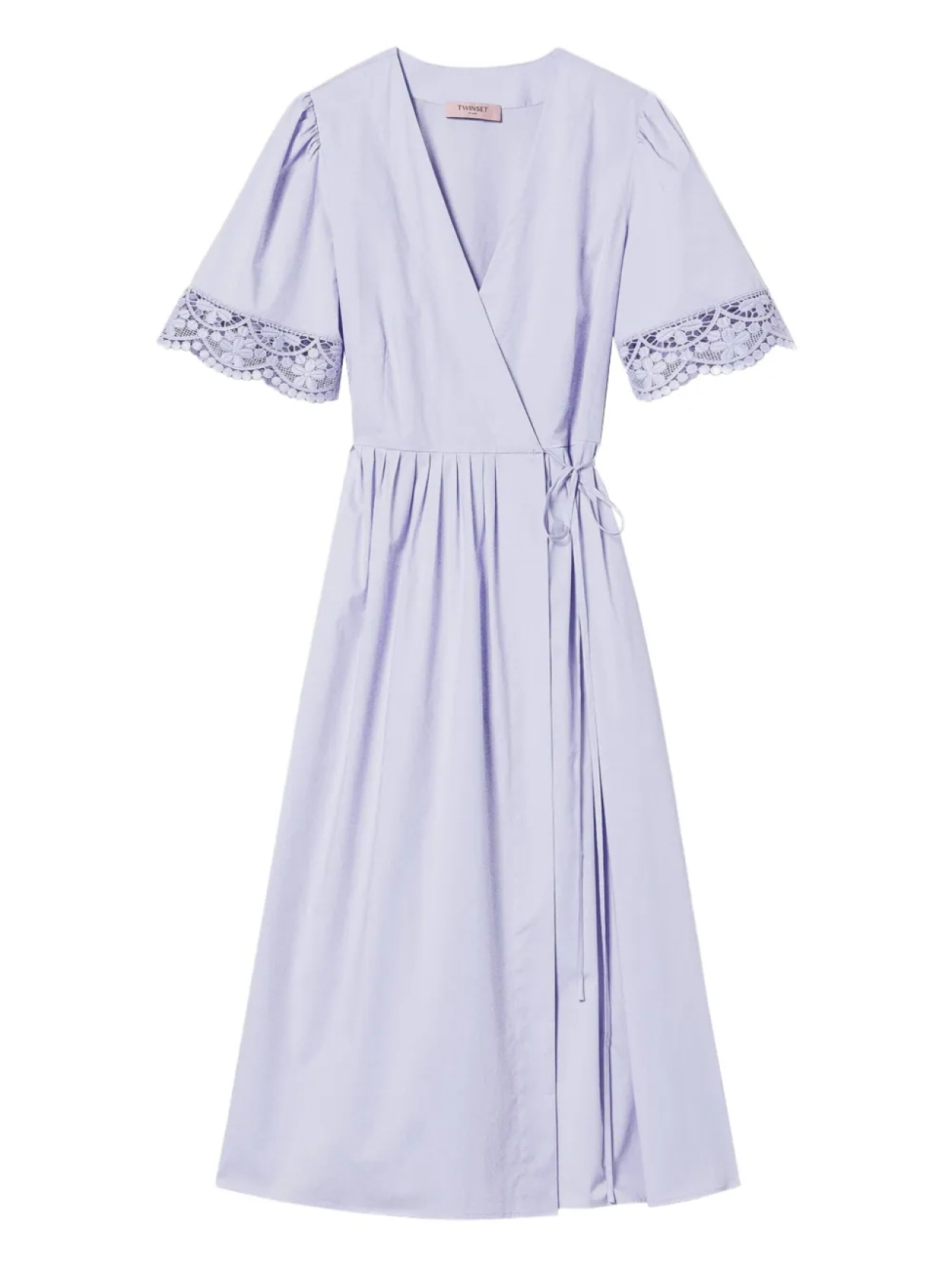 Платье-халат с кружевной отделкой TWINSET, фиолетовый
Платье-халат с кружевной отделкой TWINSET, фиолетовый