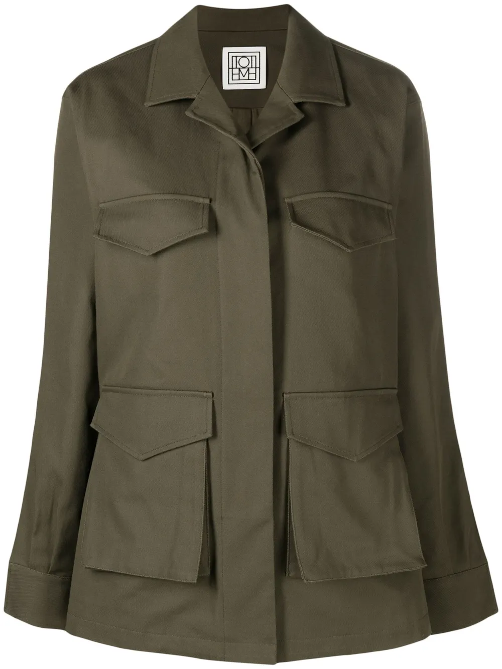 Куртка с карманами карго TOTEME, зеленый 
Куртка с карманами карго TOTEME, зеленый