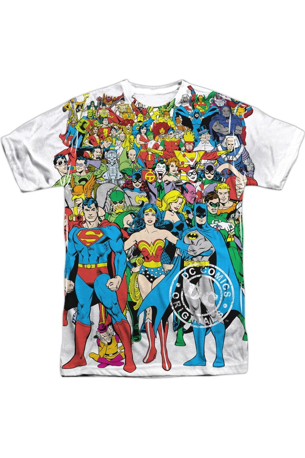 Футболка с коротким рукавом для взрослых DC Comics Original Universe 100% полиэстер Crew Gildan, белый
Футболка с коротким рукавом для взрослых DC Comics Original Universe 100% полиэстер Crew Gildan, белый