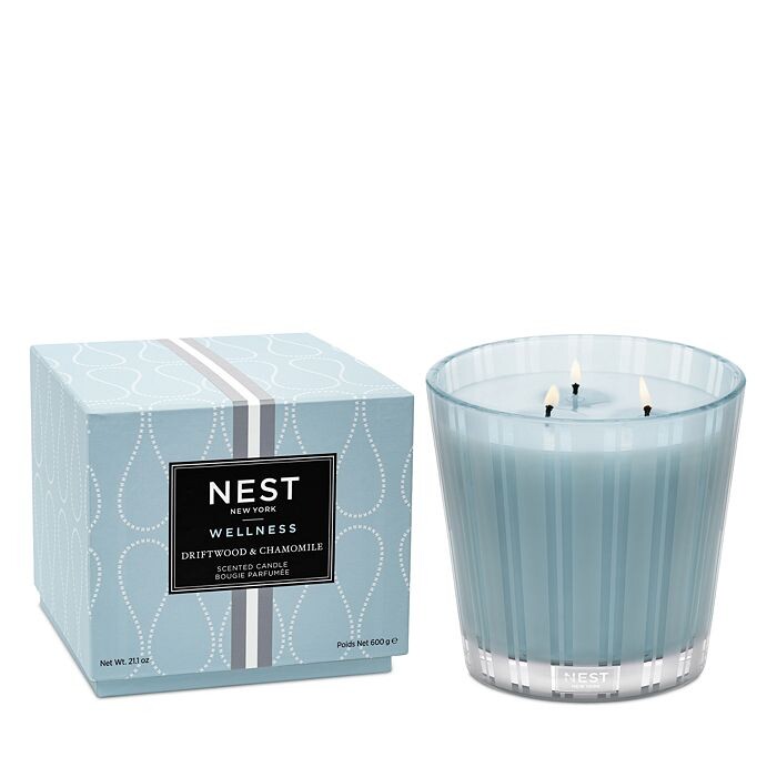 Свеча NEST Fragrances Driftwood & Chamomile с 3 фитилями, 21,1 унции NEST New York, синий
Свеча NEST Fragrances Driftwood & Chamomile с 3 фитилями, 21,1 унции NEST New York, синий