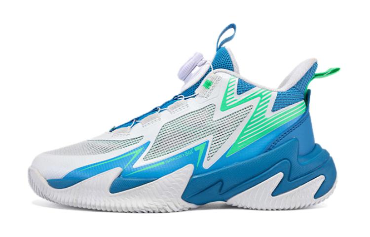 361°KIDS Детские баскетбольные кроссовки с противоскользящей амортизацией, низкие, белые, синие, подростковые
361°KIDS Детские баскетбольные кроссовки с противоскользящей амортизацией, низкие, белые, синие, подростковые