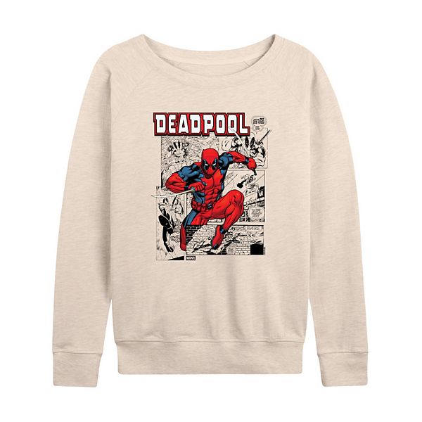 Женская футболка с длинным рукавом из френч терри с комиксами Deadpool Marvel
Женская футболка с длинным рукавом из френч терри с комиксами Deadpool Marvel