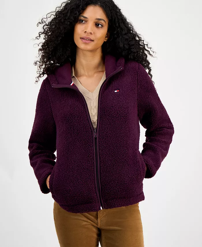 Женская куртка на молнии с длинными рукавами из шерпы Tommy Hilfiger, фиолетовый
Женская куртка на молнии с длинными рукавами из шерпы Tommy Hilfiger, фиолетовый