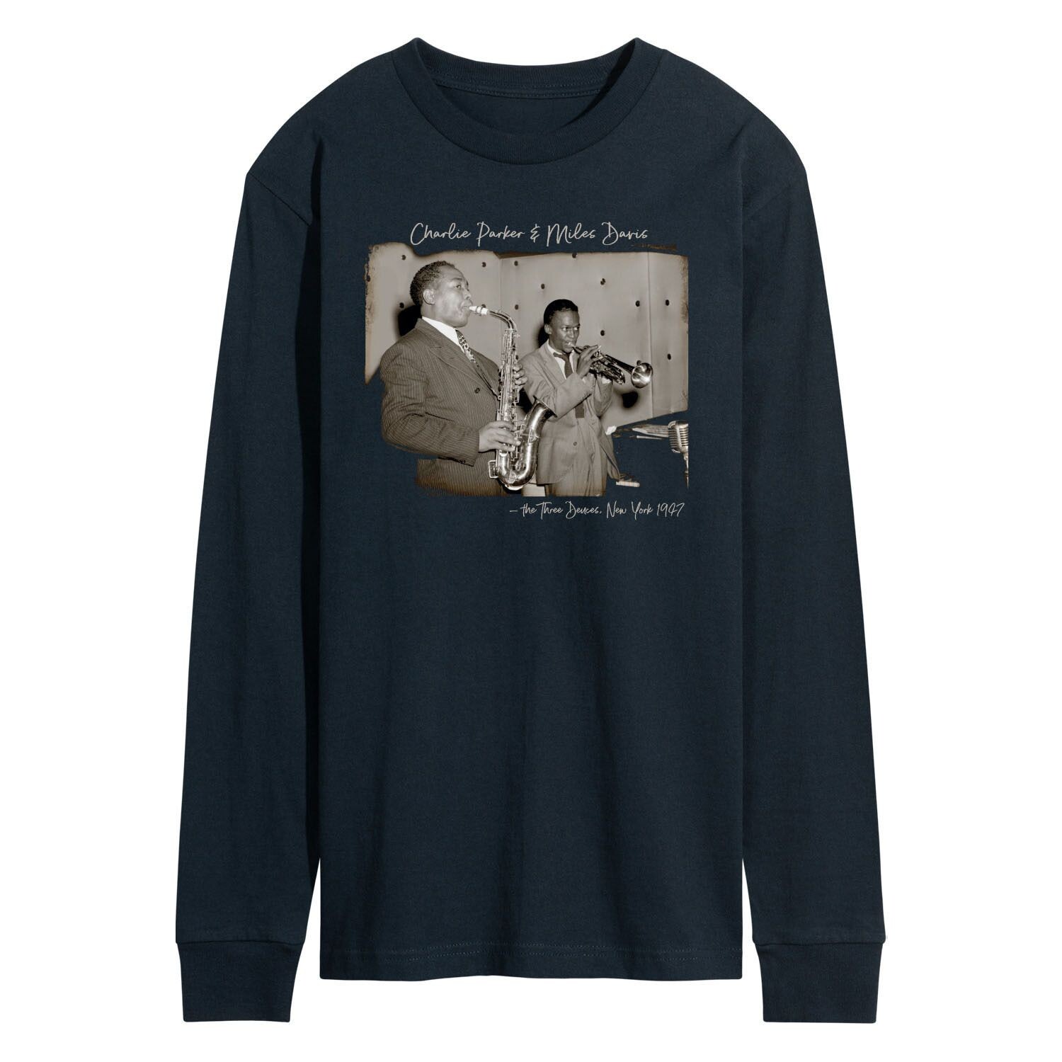 Мужская футболка Charlie Parker Three Deuces с длинными рукавами Licensed Character
Мужская футболка Charlie Parker Three Deuces с длинными рукавами Licensed Character
