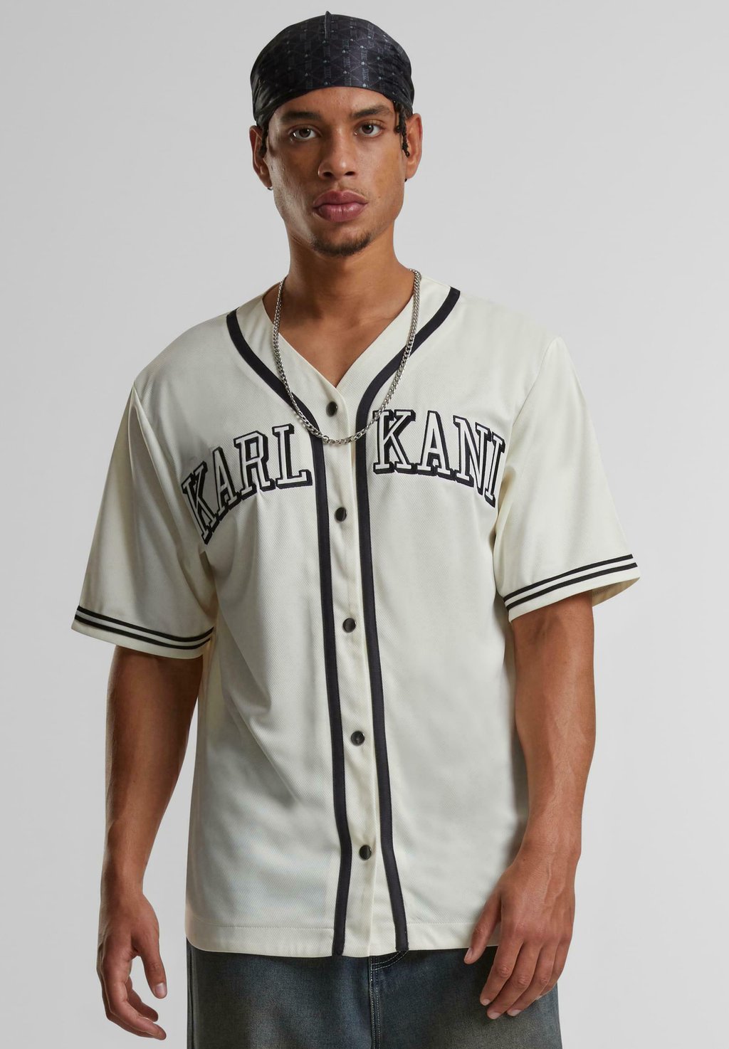 Повседневная рубашка Karl Kani, бежевый 
Повседневная рубашка Karl Kani, бежевый