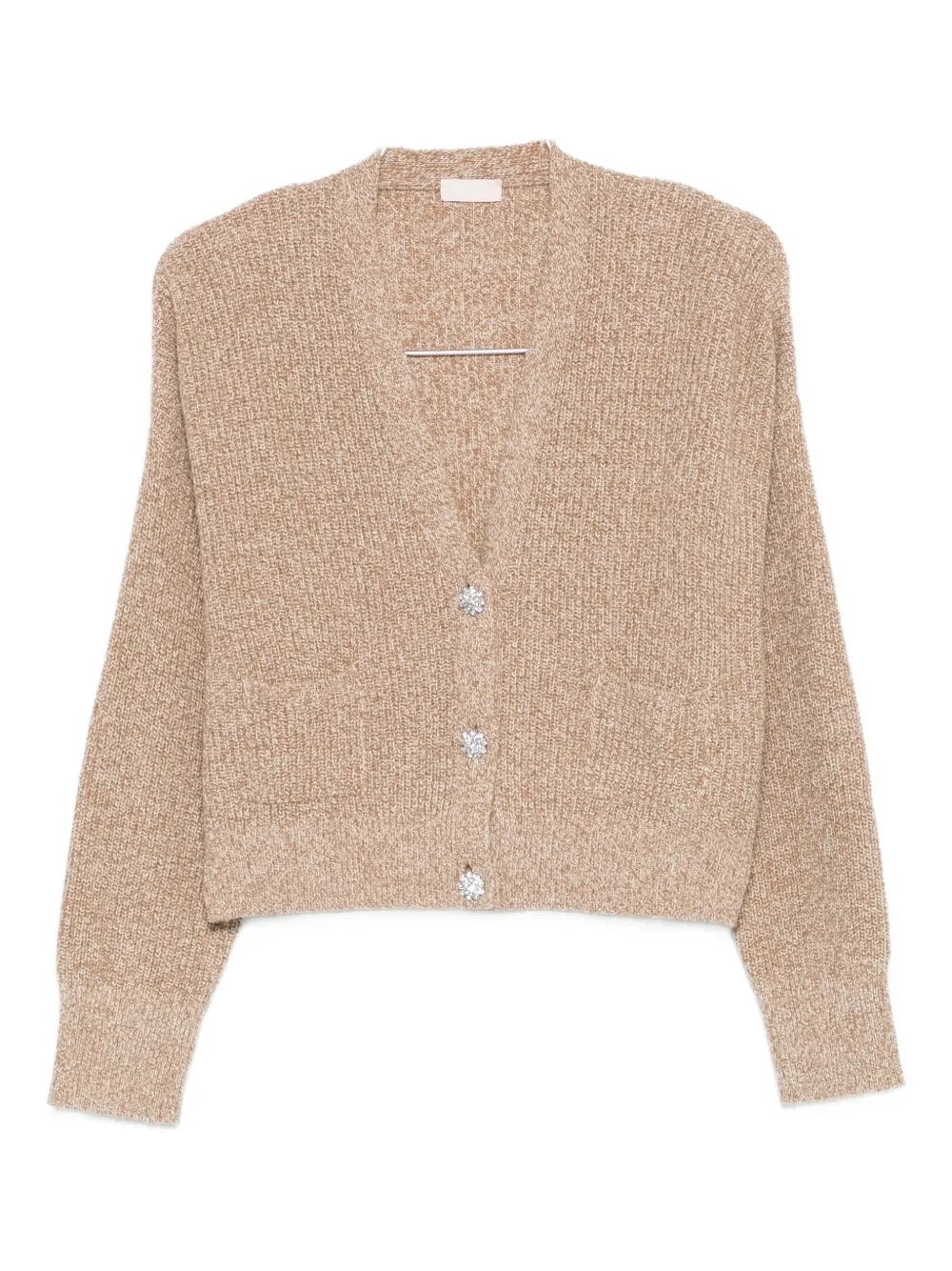 Кардиган с V-образным вырезом Liu Jo, коричневый
Кардиган с V-образным вырезом Liu Jo, коричневый