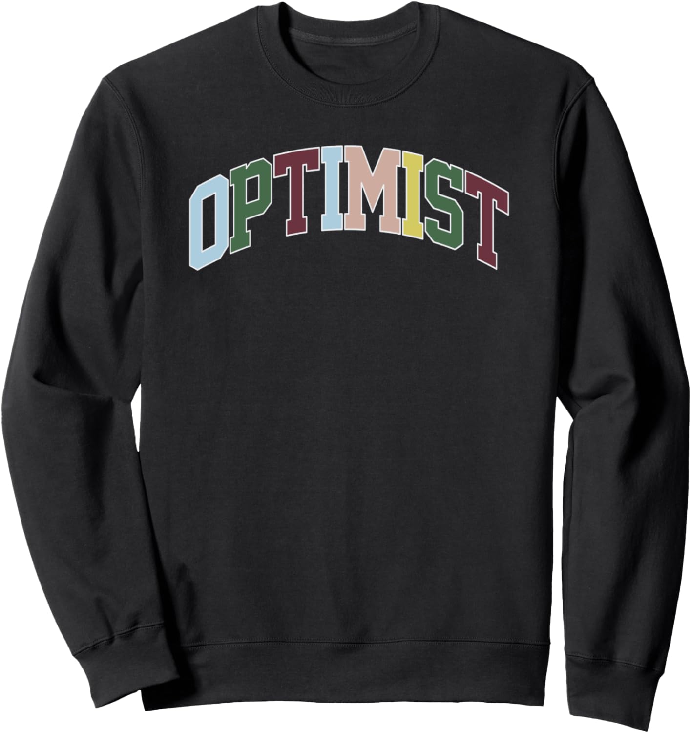 Оптимист, разноцветная толстовка с университетской символикой Trendy Apparel
Оптимист, разноцветная толстовка с университетской символикой Trendy Apparel