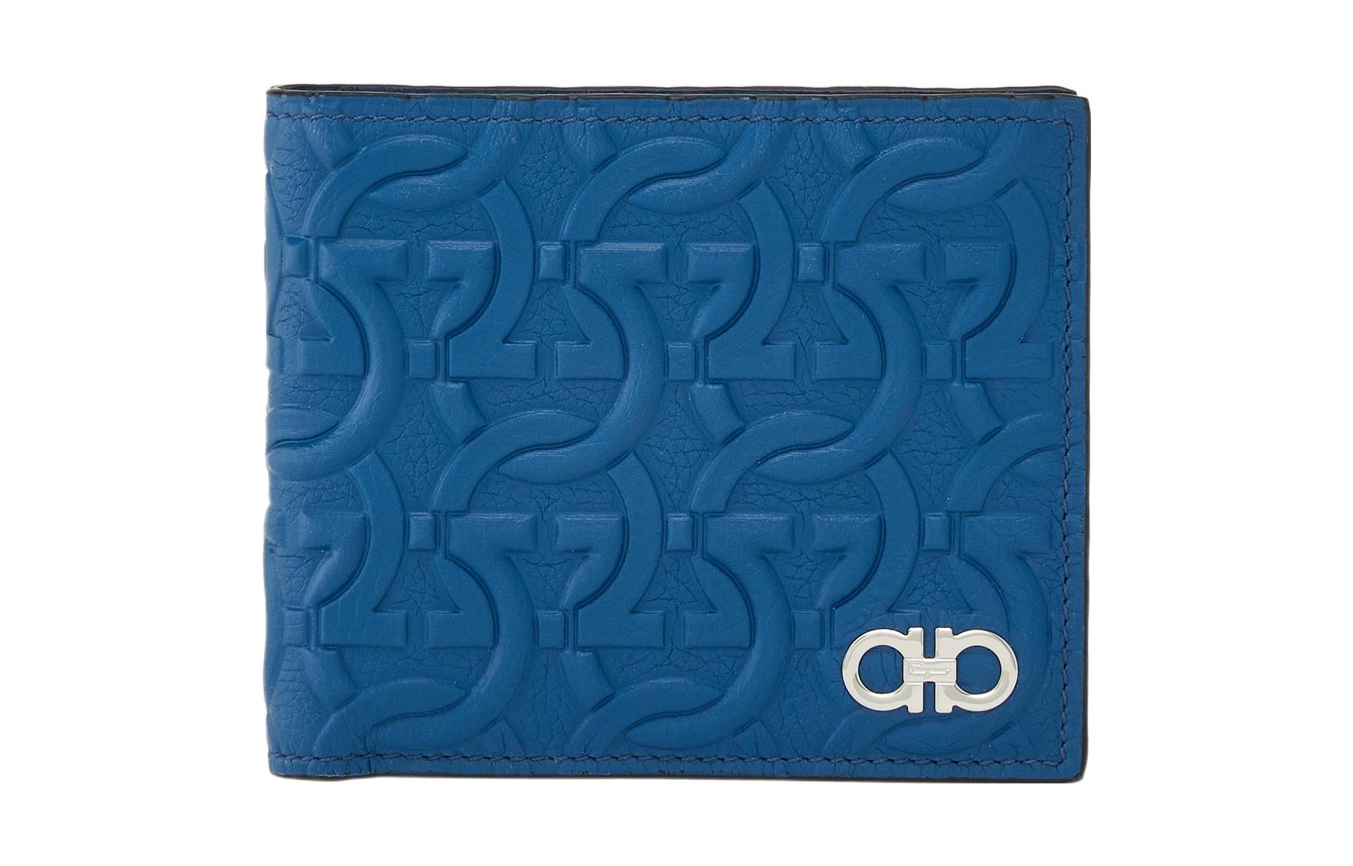 Ferragamo Кожаный бумажник мужской синий
Ferragamo Кожаный бумажник мужской синий