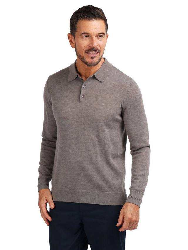 Мужская поло с длинным рукавом из мериносовой шерсти Rohan, Ash Brown Marl
Мужская поло с длинным рукавом из мериносовой шерсти Rohan, Ash Brown Marl