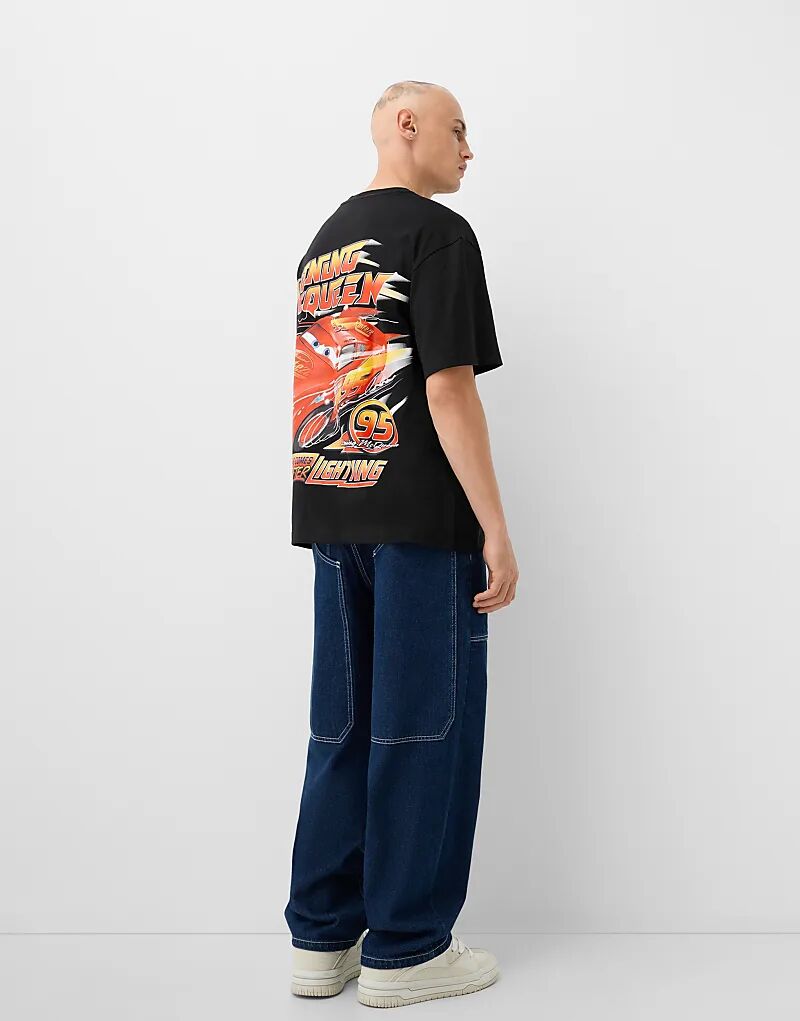 Футболка Bershka Cars с коротким рукавом и принтом черного цвета
Футболка Bershka Cars с коротким рукавом и принтом черного цвета