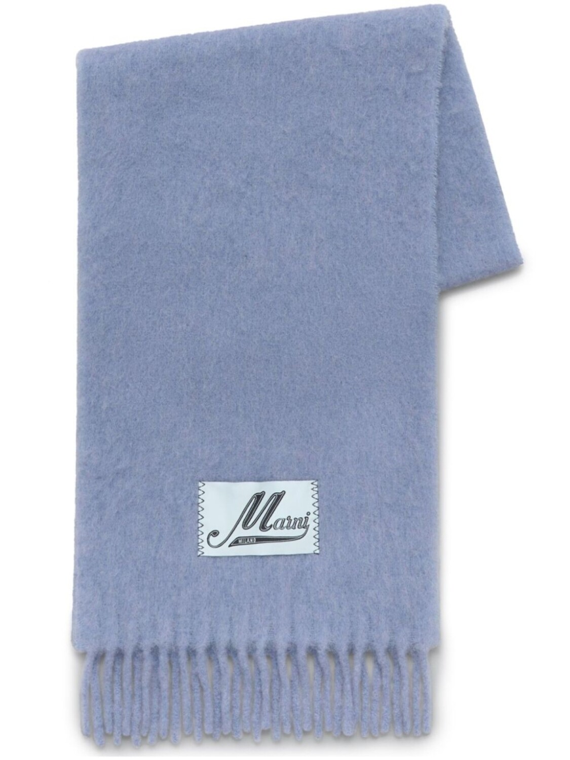 Шарф с бахромой Marni, синий
Шарф с бахромой Marni, синий