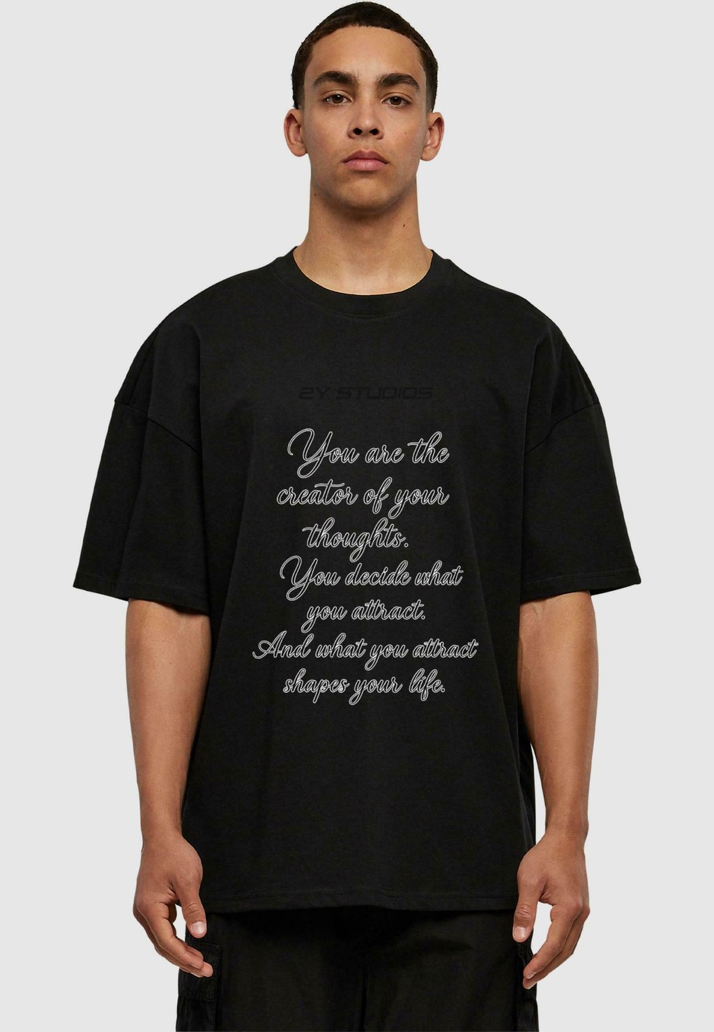Футболка с принтом LAW OF ATTRACTION 2Y Studios, черный
Футболка с принтом LAW OF ATTRACTION 2Y Studios, черный