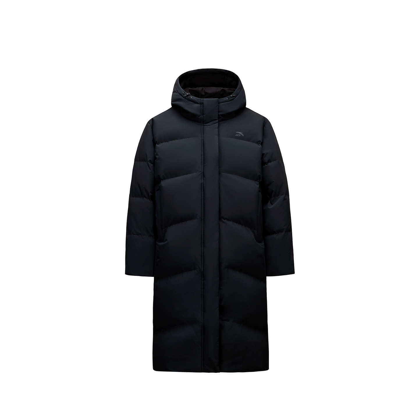 ANTA Женская базовая черная пуховая куртка
ANTA Женская базовая черная пуховая куртка