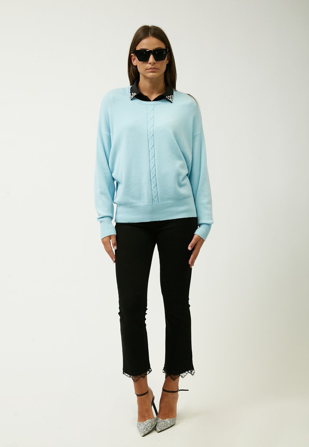 Джемпер CENTRAL CABLE PULL INFLUENCER, светло-голубой
Джемпер CENTRAL CABLE PULL INFLUENCER, светло-голубой