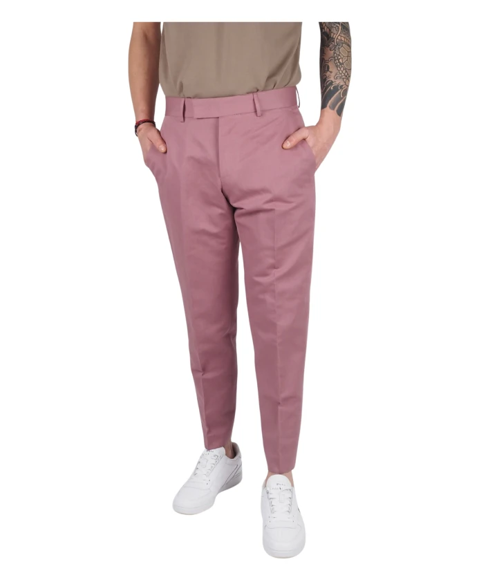 Розовые летние брюки из льняного хлопка Pt Torino, розовый
Розовые летние брюки из льняного хлопка Pt Torino, розовый