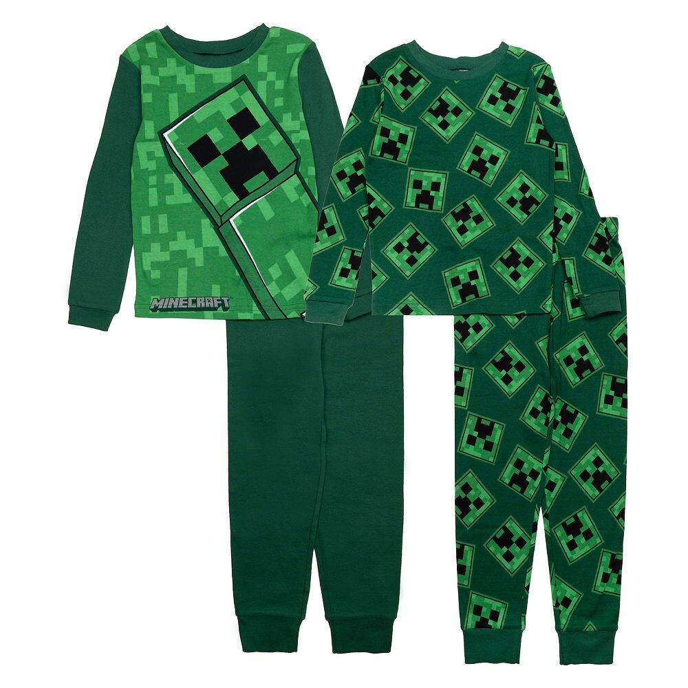 Пижамный комплект Minecraft Surprise Creeper для мальчиков 6–12 лет из 4 предметов Licensed Character, зеленый
Пижамный комплект Minecraft Surprise Creeper для мальчиков 6–12 лет из 4 предметов Licensed Character, зеленый