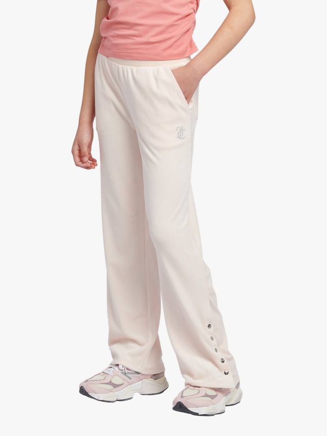 Детские велюровые прямые джоггеры Juicy Couture, Shell
Детские велюровые прямые джоггеры Juicy Couture, Shell