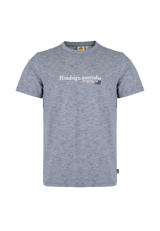 Футболка с классическими полосками и меланжевым рисунком для спортивных и простых образов Roadsign Australia, синий
Футболка с классическими полосками и меланжевым рисунком для спортивных и простых образов Roadsign Australia, синий