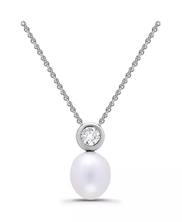 Ожерелье с круглыми кубическими цирконами в форме капли из пресноводного культивированного жемчуга Macy'S, silver
Ожерелье с круглыми кубическими цирконами в форме капли из пресноводного культивированного жемчуга Macy'S, silver