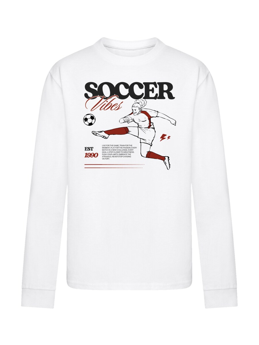 Рубашка F4NT4STIC Soccer Vibes Sport Fan, белый 
Рубашка F4NT4STIC Soccer Vibes Sport Fan, белый