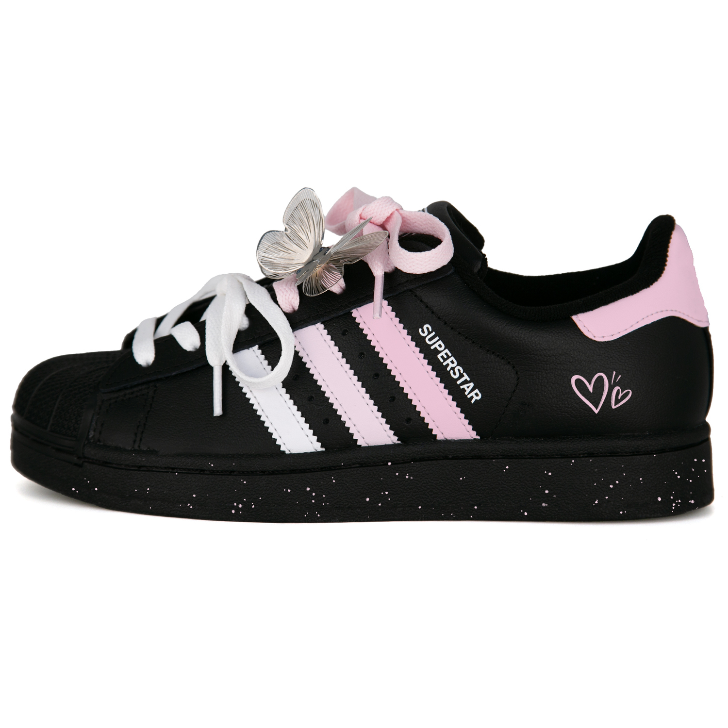 Adidas Originals Детские низкие скейтбордистские кроссовки Superstar 2 Love And Butterflies, износостойкие, черные, унисекс
Adidas Originals Детские низкие скейтбордистские кроссовки Superstar 2 Love And Butterflies, износостойкие, черные, унисекс