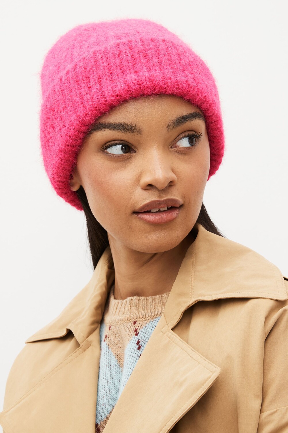 Вязаная шапка-бини Next, розовый
Вязаная шапка-бини Next, розовый