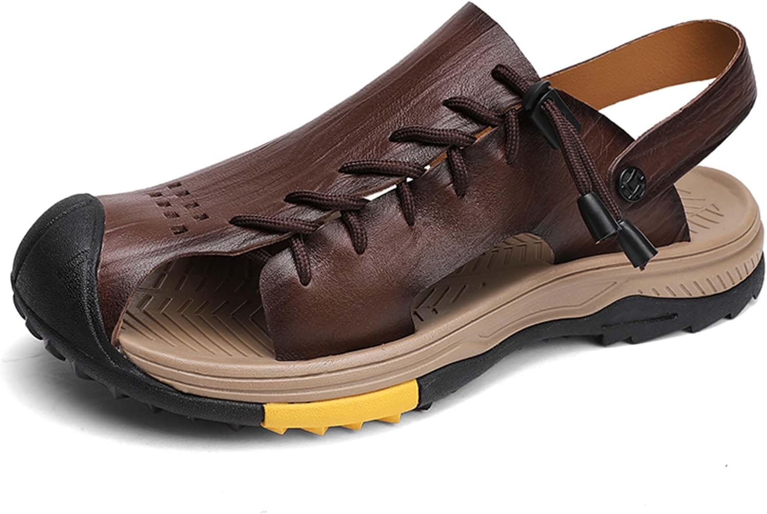 Мужские кожаные сандалии Vtiao для улицы и походов, босоножки для мужчин, спортивные сандалии, повседневные сандалии, мягкие, дышащие, нескользящие, износостойкие, коричневый
Мужские кожаные сандалии Vtiao для улицы и походов, босоножки для мужчин, спортивные сандалии, повседневные сандалии, мягкие, дышащие, нескользящие, износостойкие, коричневый