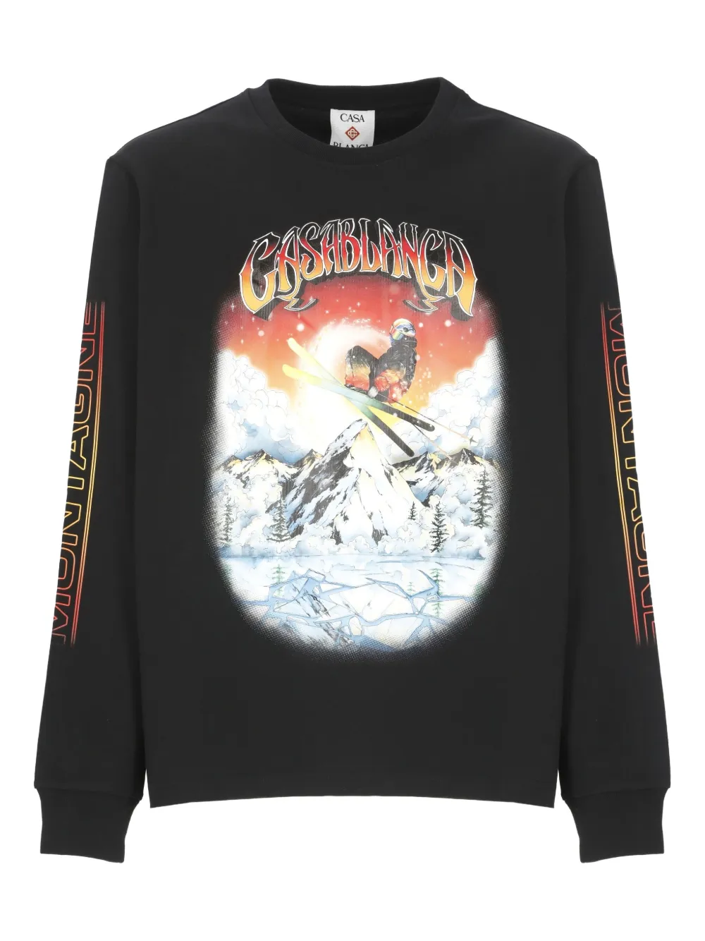 Футболка с принтом и длинными рукавами Casablanca, черный
Футболка с принтом и длинными рукавами Casablanca, черный