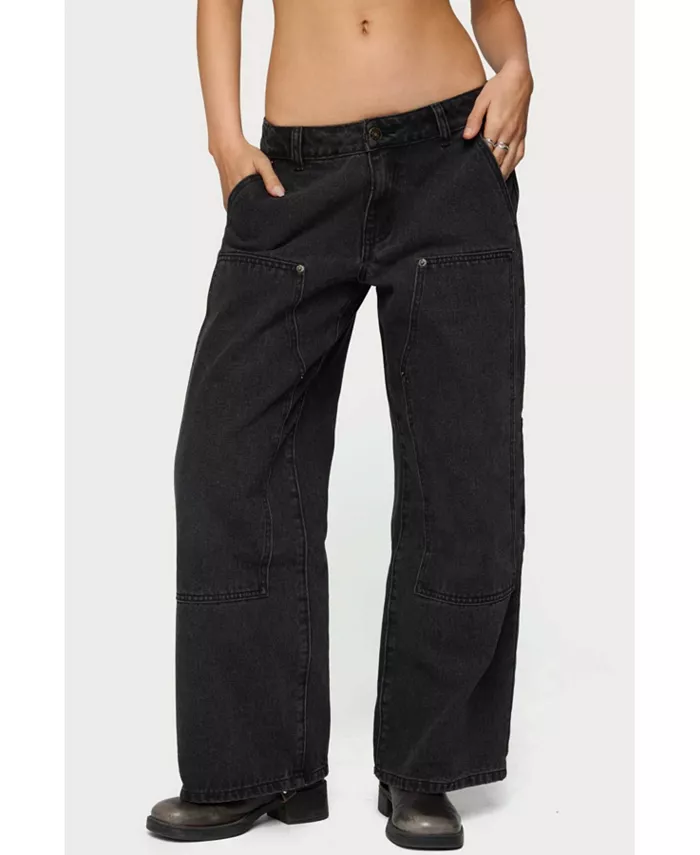 Женские джинсы Ayla с низкой талией Carpenter Edikted, черный
Женские джинсы Ayla с низкой талией Carpenter Edikted, черный