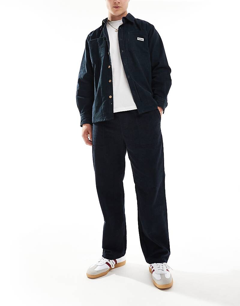 Parlez – Ames – Темно-синие брюки со свободными штанинами
Parlez – Ames – Темно-синие брюки со свободными штанинами