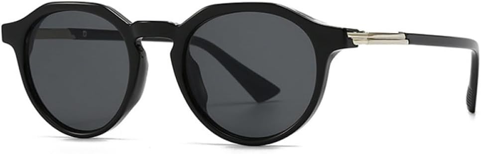 Круглые женские солнцезащитные очки с градиентным покрытием UV400, ретро-стиль, панк-стиль, модные мужские солнцезащитные очки (черно-фиолетовые, один размер) LXLHWN, Black Gray
Круглые женские солнцезащитные очки с градиентным покрытием UV400, ретро-стиль, панк-стиль, модные мужские солнцезащитные очки (черно-фиолетовые, один размер) LXLHWN, Black Gray