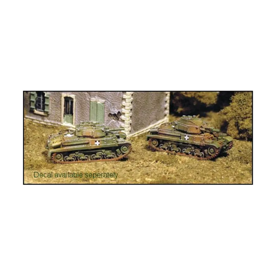 Туран I/II, WWII Micro Armour - Hungarian (1:285)
Туран I/II, WWII Micro Armour - Hungarian (1:285)