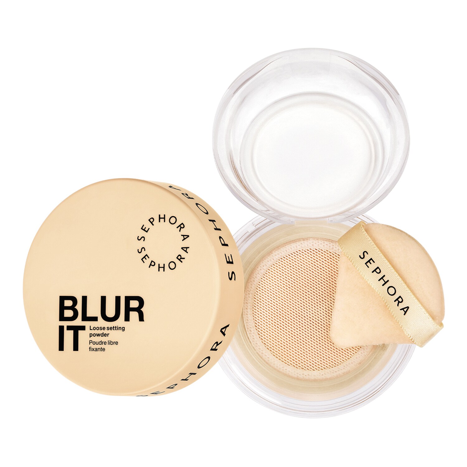 Рассыпчатая фиксирующая пудра BLUR IT Sephora Collection, 03 Brightening Banana (7,5 g)
Рассыпчатая фиксирующая пудра BLUR IT Sephora Collection, 03 Brightening Banana (7,5 g)