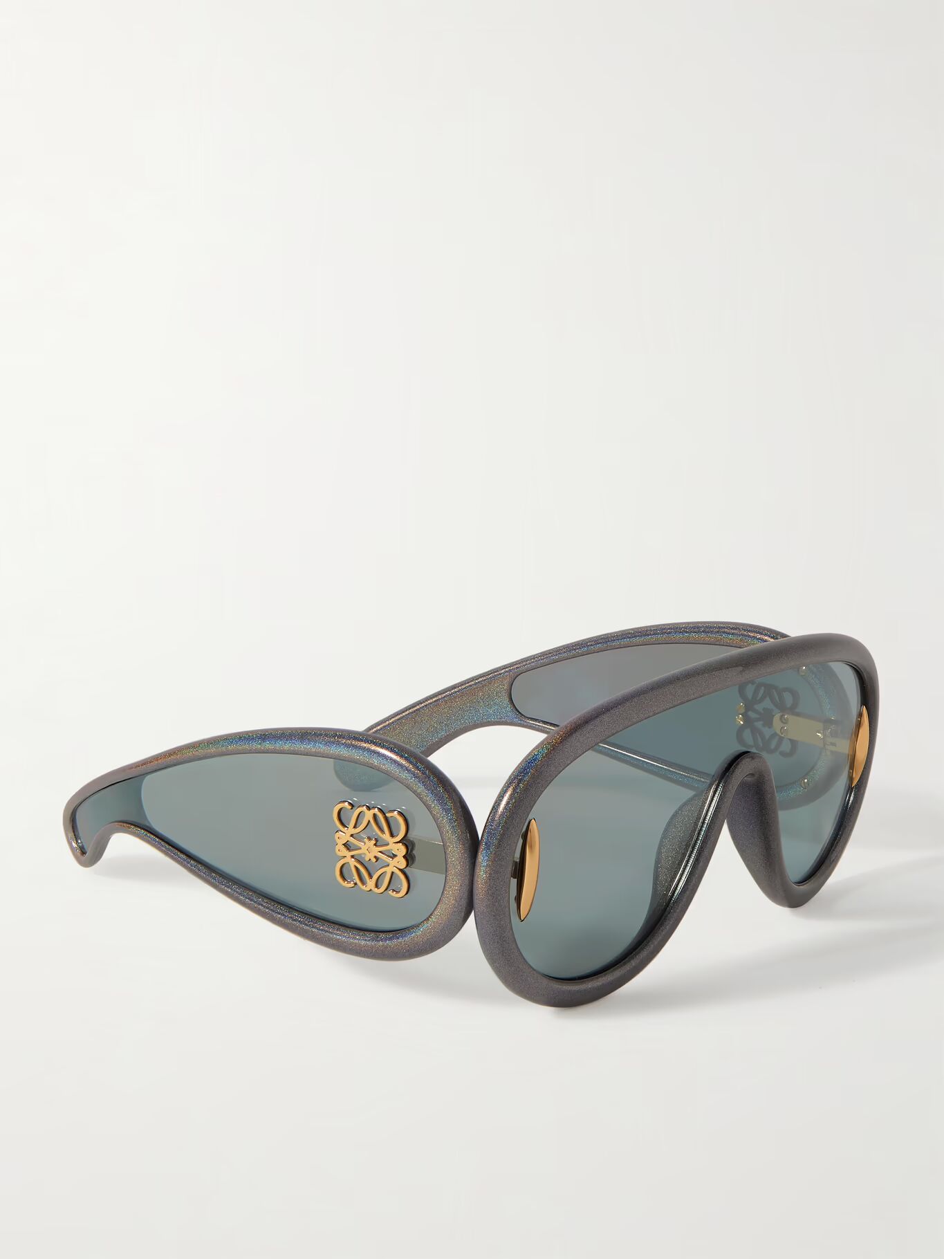 Солнцезащитные очки Paula's Ibiza Wave Mask с оправой D-Frame из ацетата с блестками LOEWE EYEWEAR, серый
Солнцезащитные очки Paula's Ibiza Wave Mask с оправой D-Frame из ацетата с блестками LOEWE EYEWEAR, серый